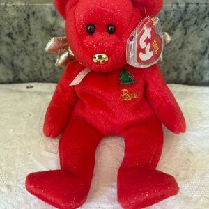 beanie baby peace bear angel christmas